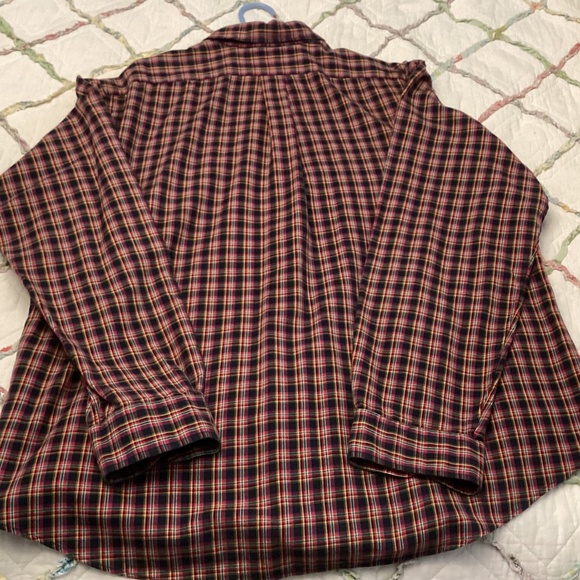 Ralph Lauren XXL custom fit cotton plaid shirt - Picture 4 of 5